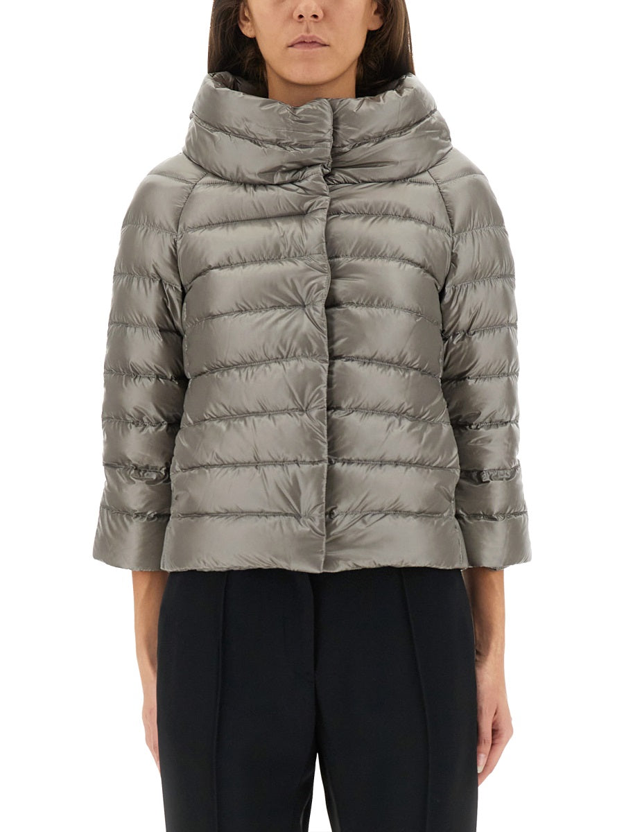 HERNO Sofia Women's Mini Down Jacket, Size 40 IT