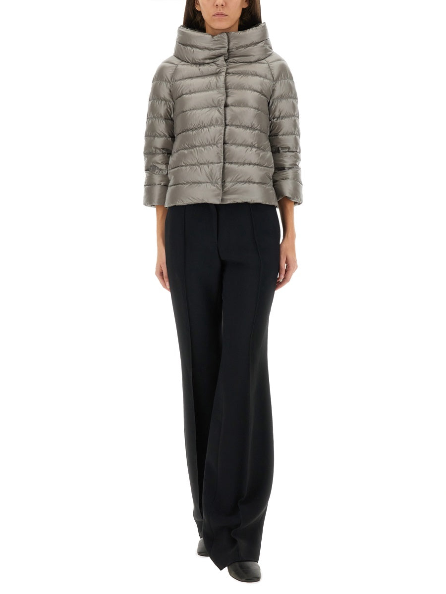 HERNO Sofia Women's Mini Down Jacket, Size 40 IT