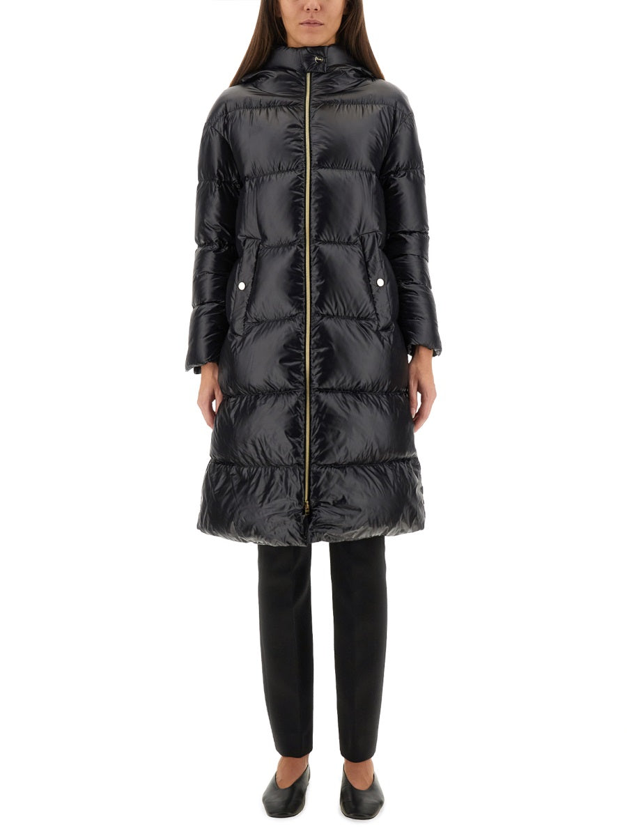 HERNO Ultralight Nylon Parka Jacket - Size 40