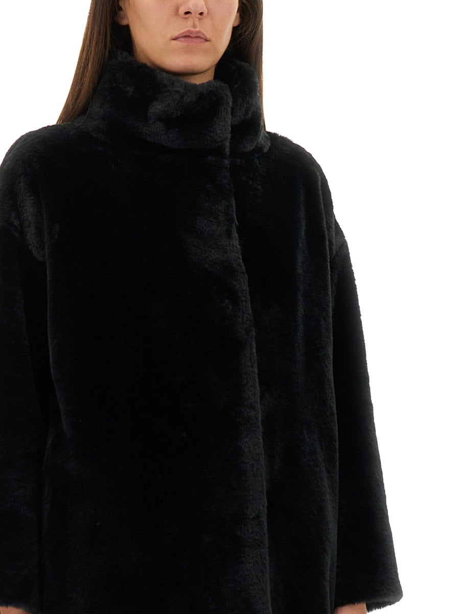HERNO Eco Fur Jacket Size 40 IT