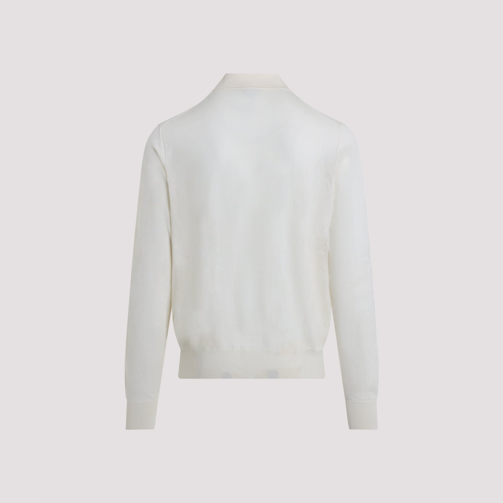 BOTTEGA VENETA Long Sleeves Cashmere Polo for Men