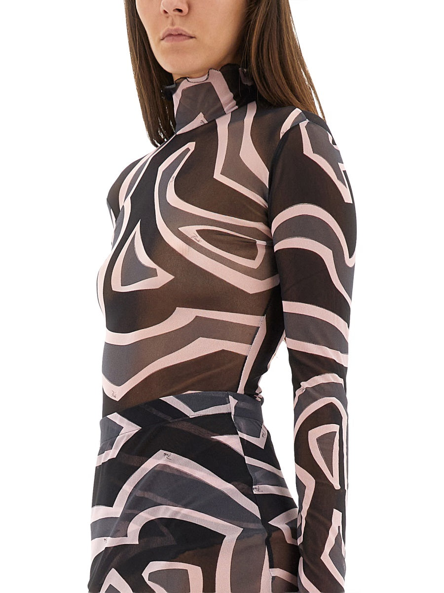 PUCCI Labyrinth Print Top for Women - Size 40 IT