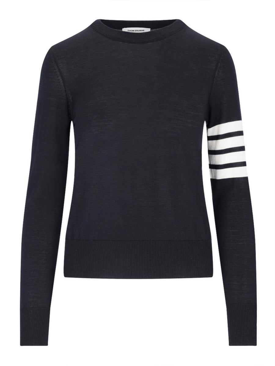 THOM BROWNE Relaxed 4-Bar Knit Sweater