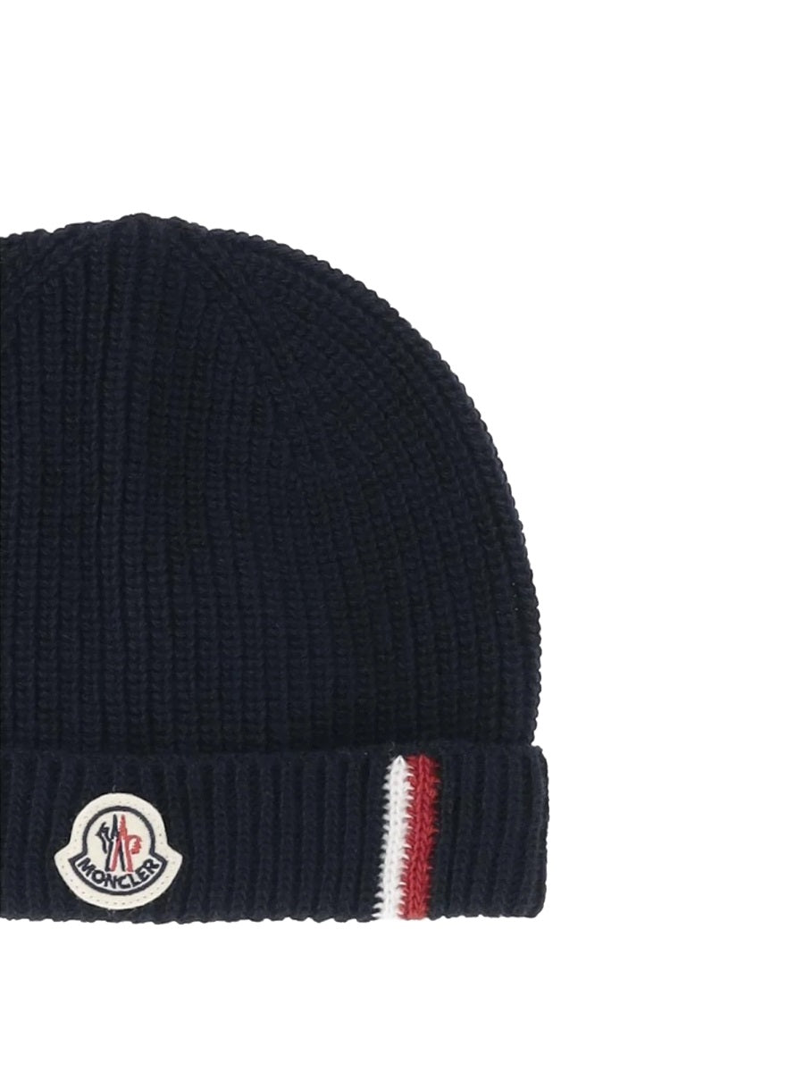 MONCLER Unisex Mini Beanie in Soft Virgin Wool