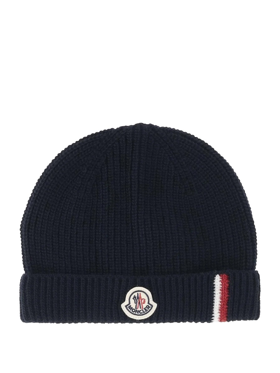 MONCLER Unisex Mini Beanie in Soft Virgin Wool
