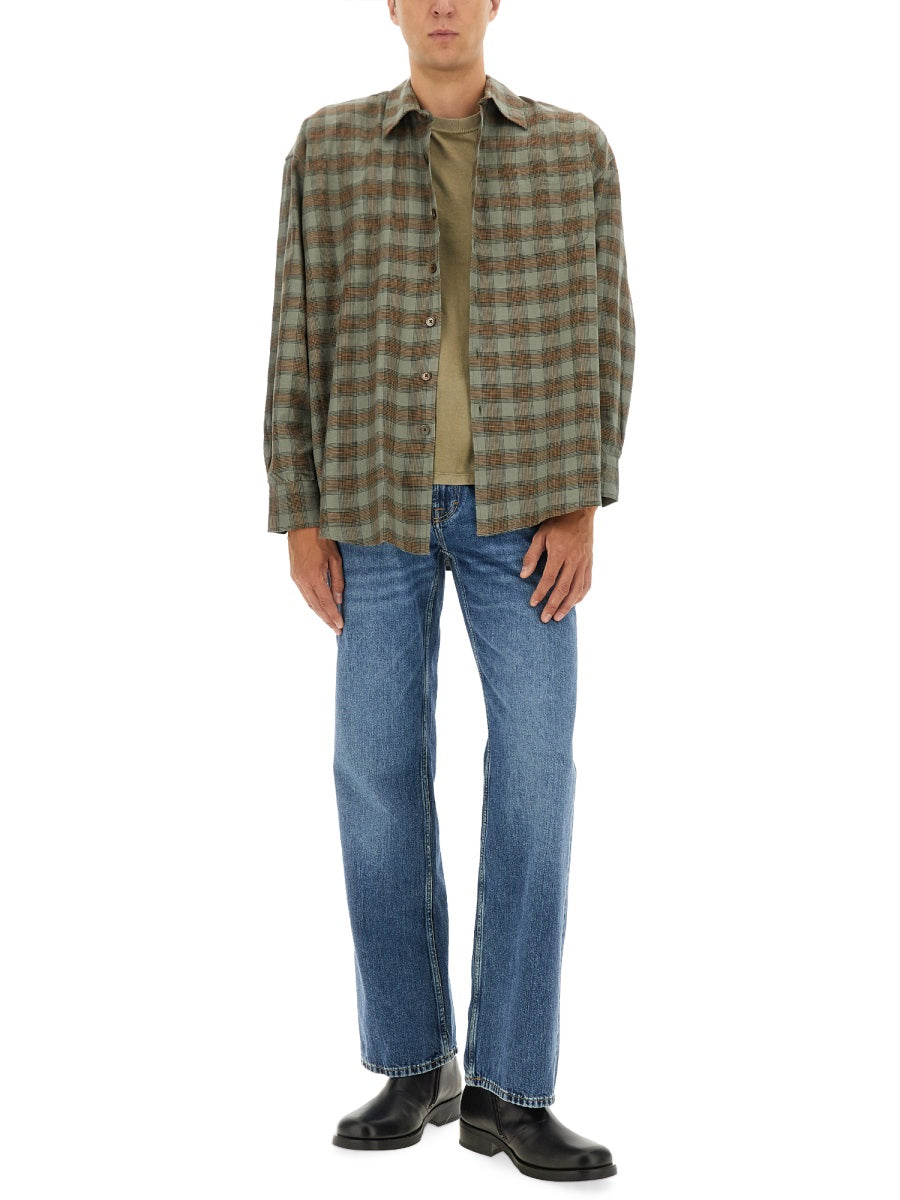 OUR LEGACY Plaid Flannel Shirt - Size 48