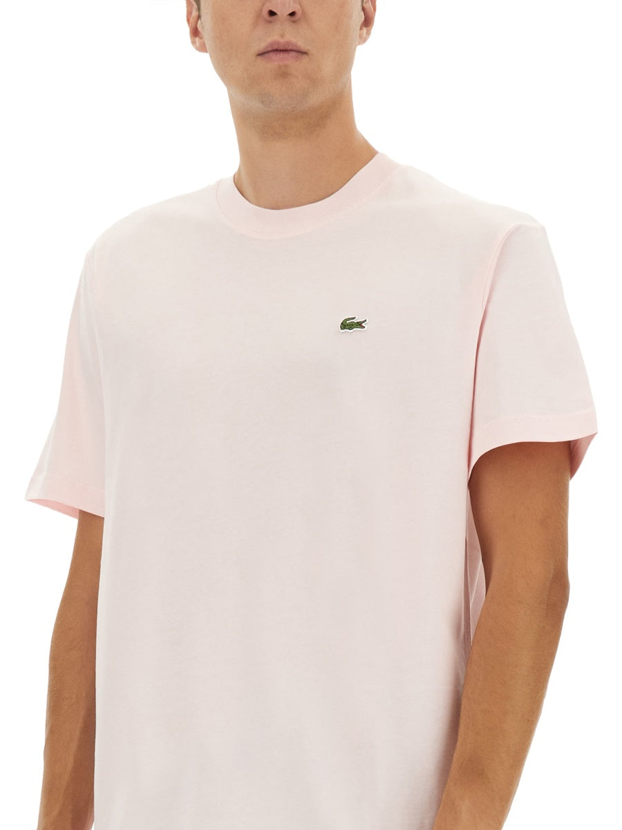 LACOSTE Men's Classic Cotton T-Shirt - Size 5