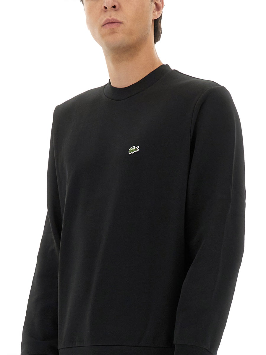 LACOSTE Fleece Sweatshirt with Logo Size 5 for Men