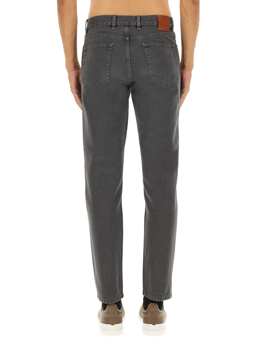 ZEGNA Men's Classic Denim Pants - Size 32