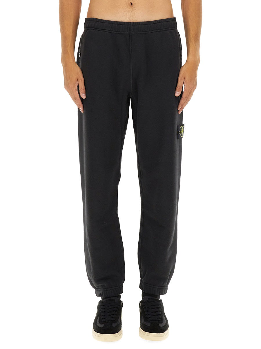 STONE ISLAND Fleece Jogger Pants - Size L
