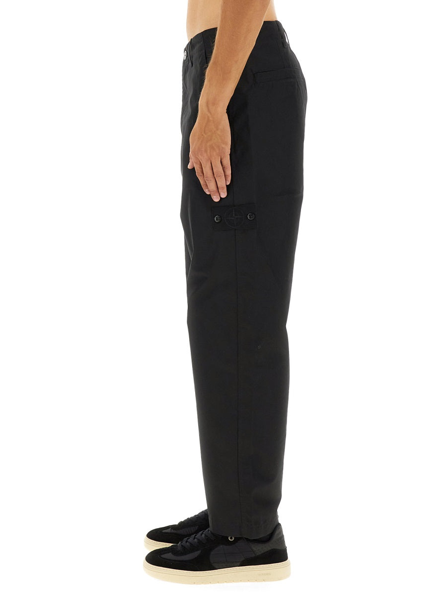 STONE ISLAND Water-Repellent Chino Pants - Regular Fit, Size 31