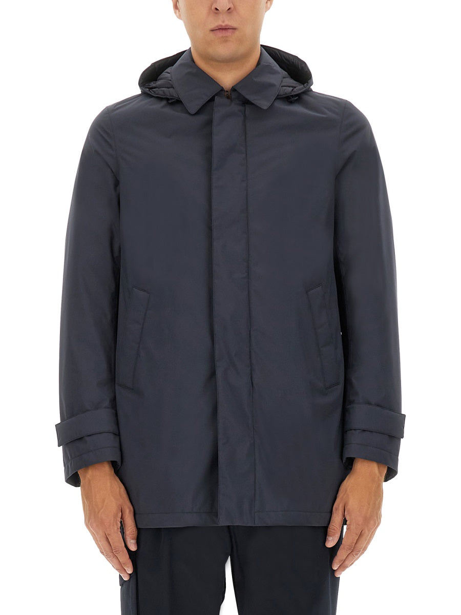 HERNO Windstopper Long Parka Jacket - Size 48