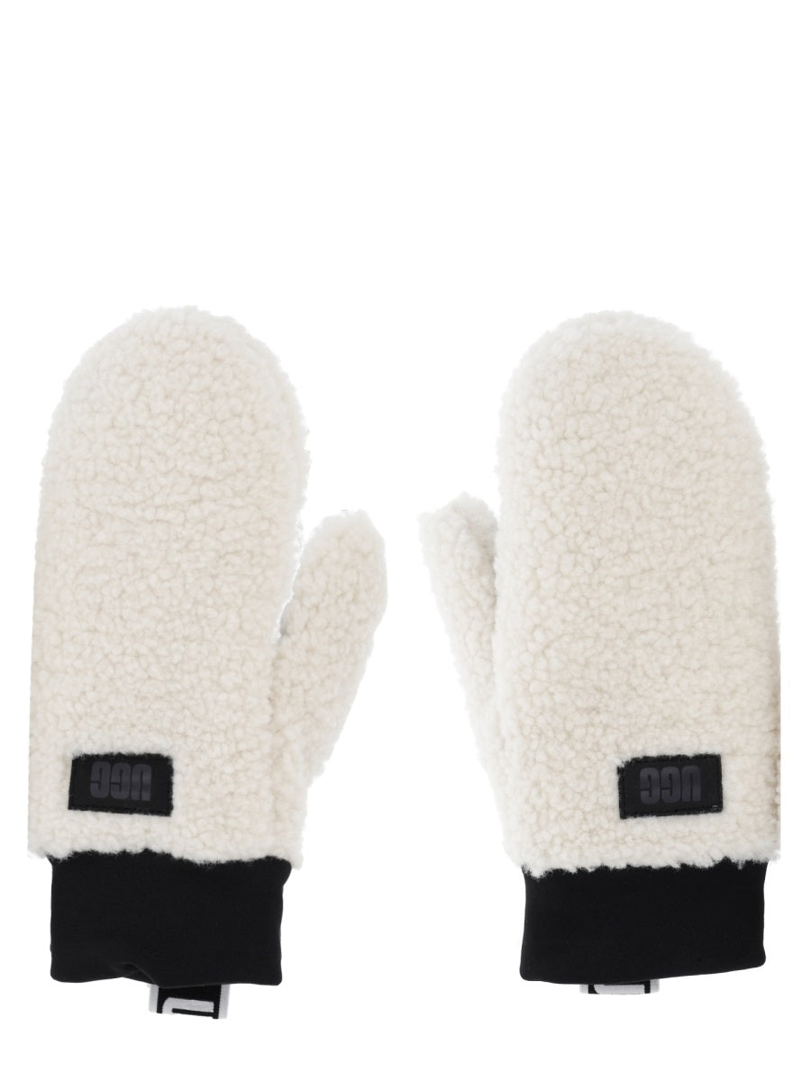 UGG Fluffy Fleece Knob Gloves