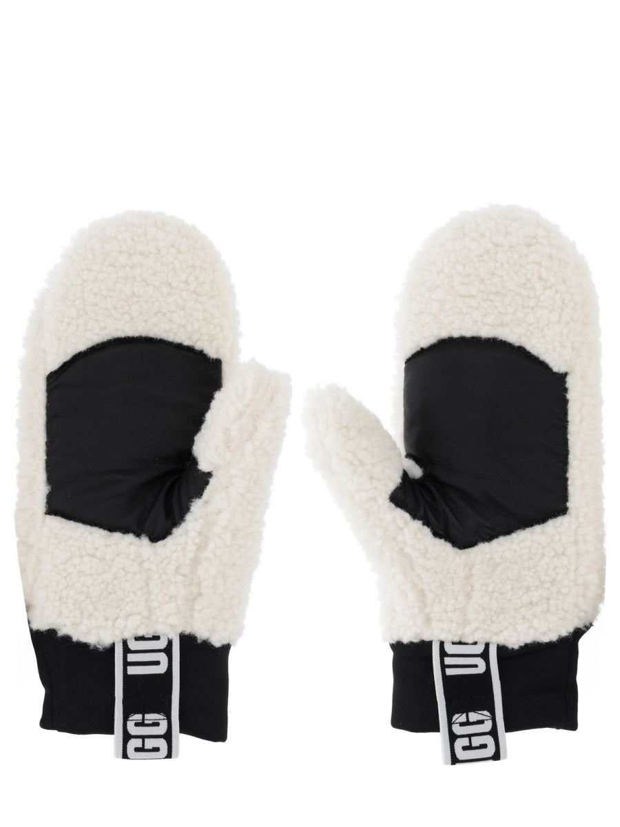 UGG Fluffy Fleece Knob Gloves