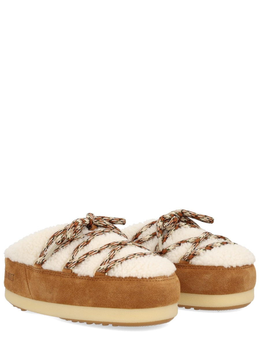 MOON BOOT Shearling Flat Boot - Unisex for FW25