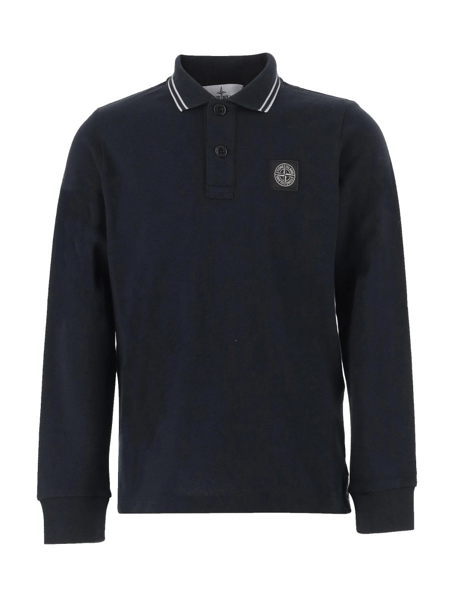 STONE ISLAND Mini Logo Polo Shirt for Kids