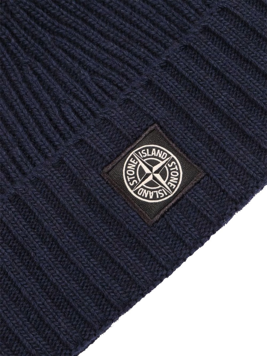 STONE ISLAND Unisex Kids Winter Beanie Hat