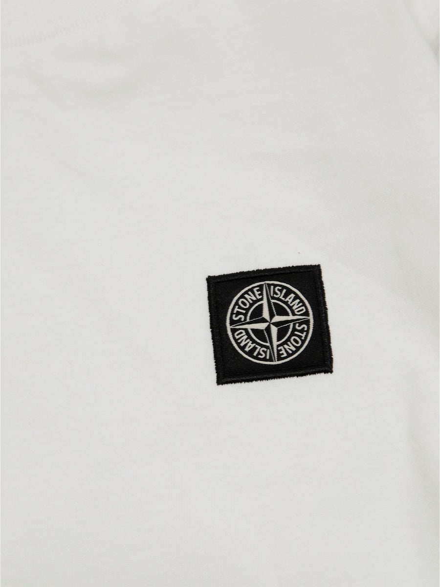 STONE ISLAND Unisex Kids Logo T-Shirt - Fall/Winter 2025