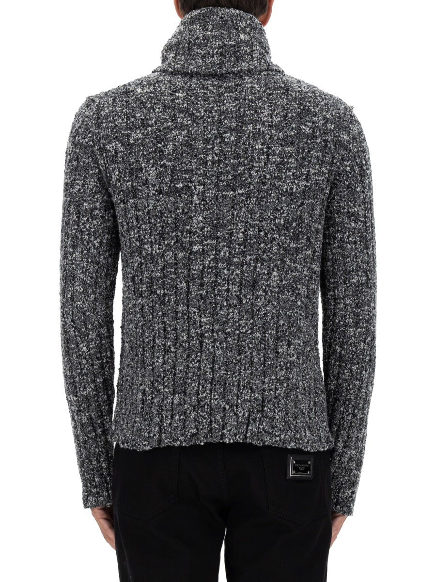 DOLCE & GABBANA Turtleneck Pullover - Size 48 IT