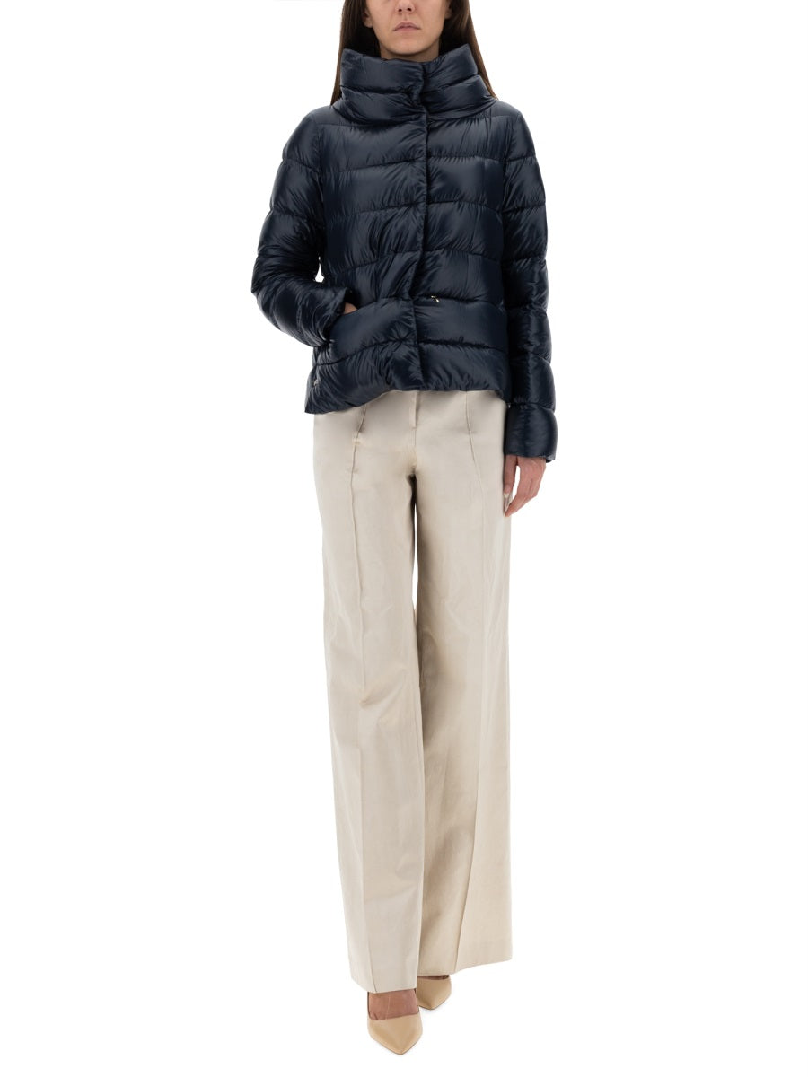 HERNO Ultralight Nylon Hooded Trench Coat Size 40 IT