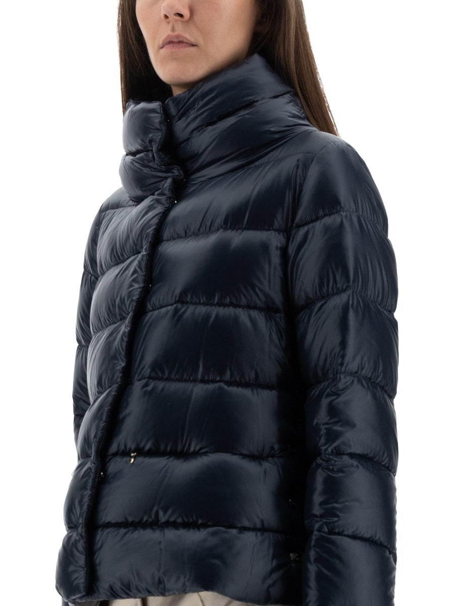 HERNO Ultralight Nylon Hooded Trench Coat Size 40 IT