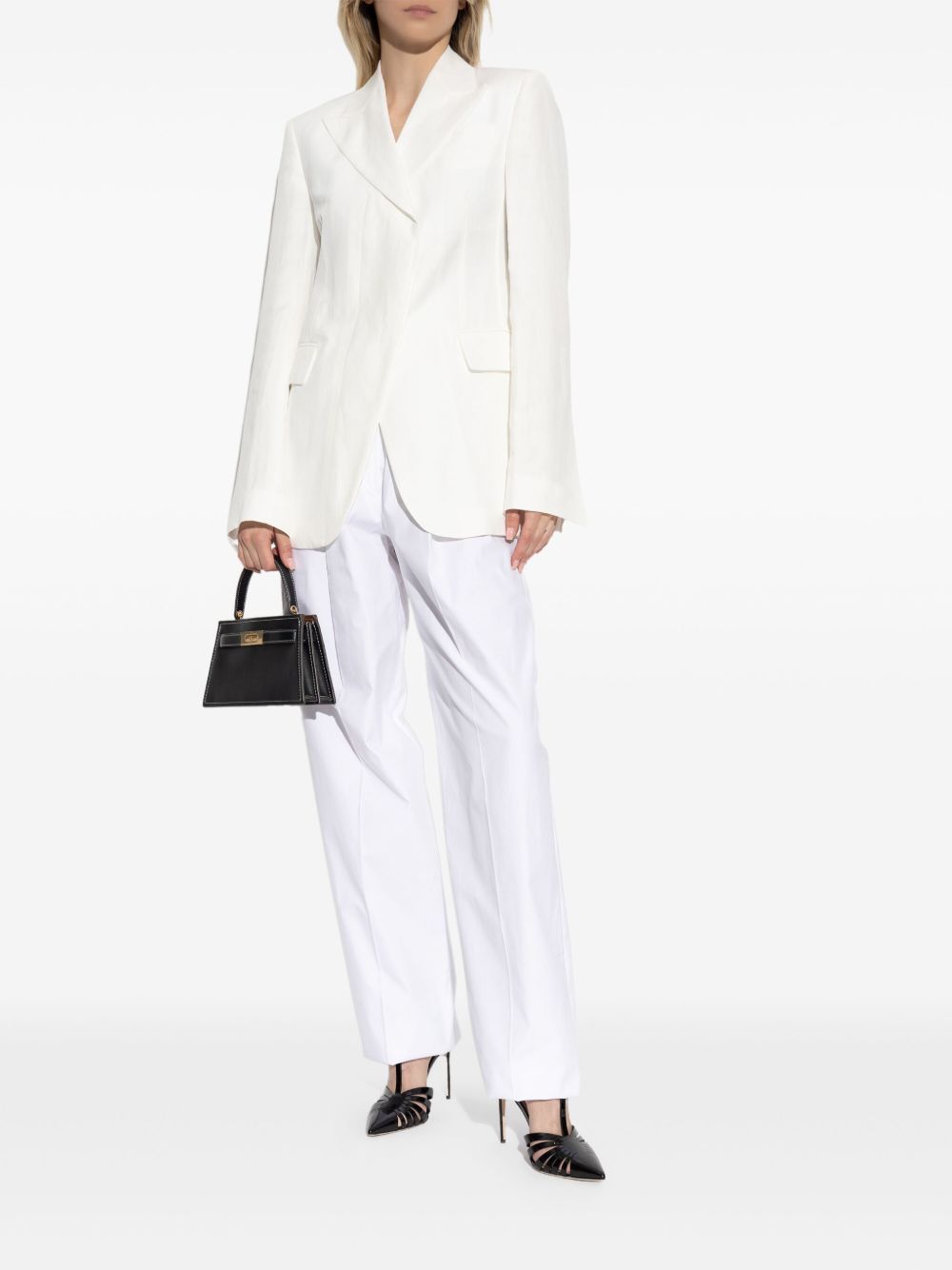 MAX MARA SPORTMAX 100% Cotton Trousers for Women - Perfect for Spring/Summer 2025
