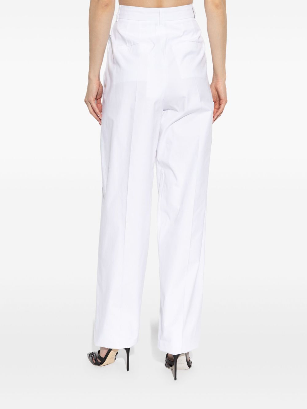 MAX MARA SPORTMAX 100% Cotton Trousers for Women - Perfect for Spring/Summer 2025