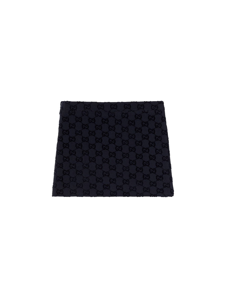 GUCCI Embroidered Logo Mini Skirt for Kids