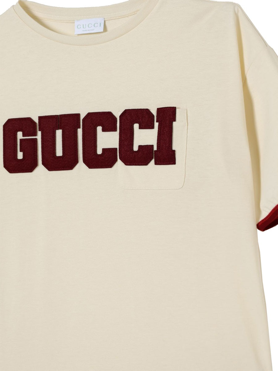 GUCCI Unisex Kids Logo T-Shirt - Mini Fit