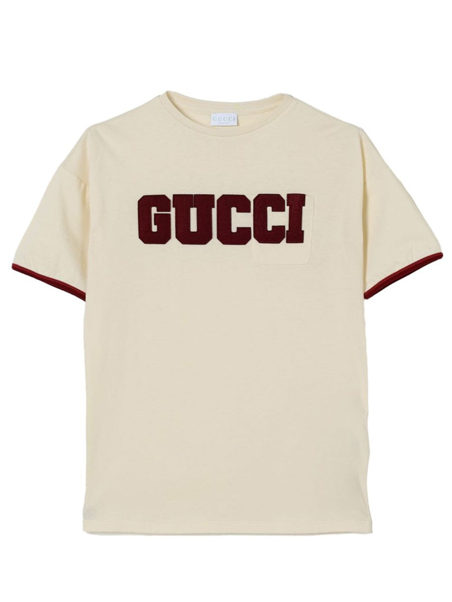 GUCCI Unisex Kids Logo T-Shirt - Mini Fit