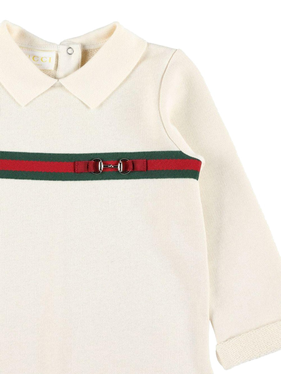 GUCCI Unisex Baby Bodysuit Set with Hat