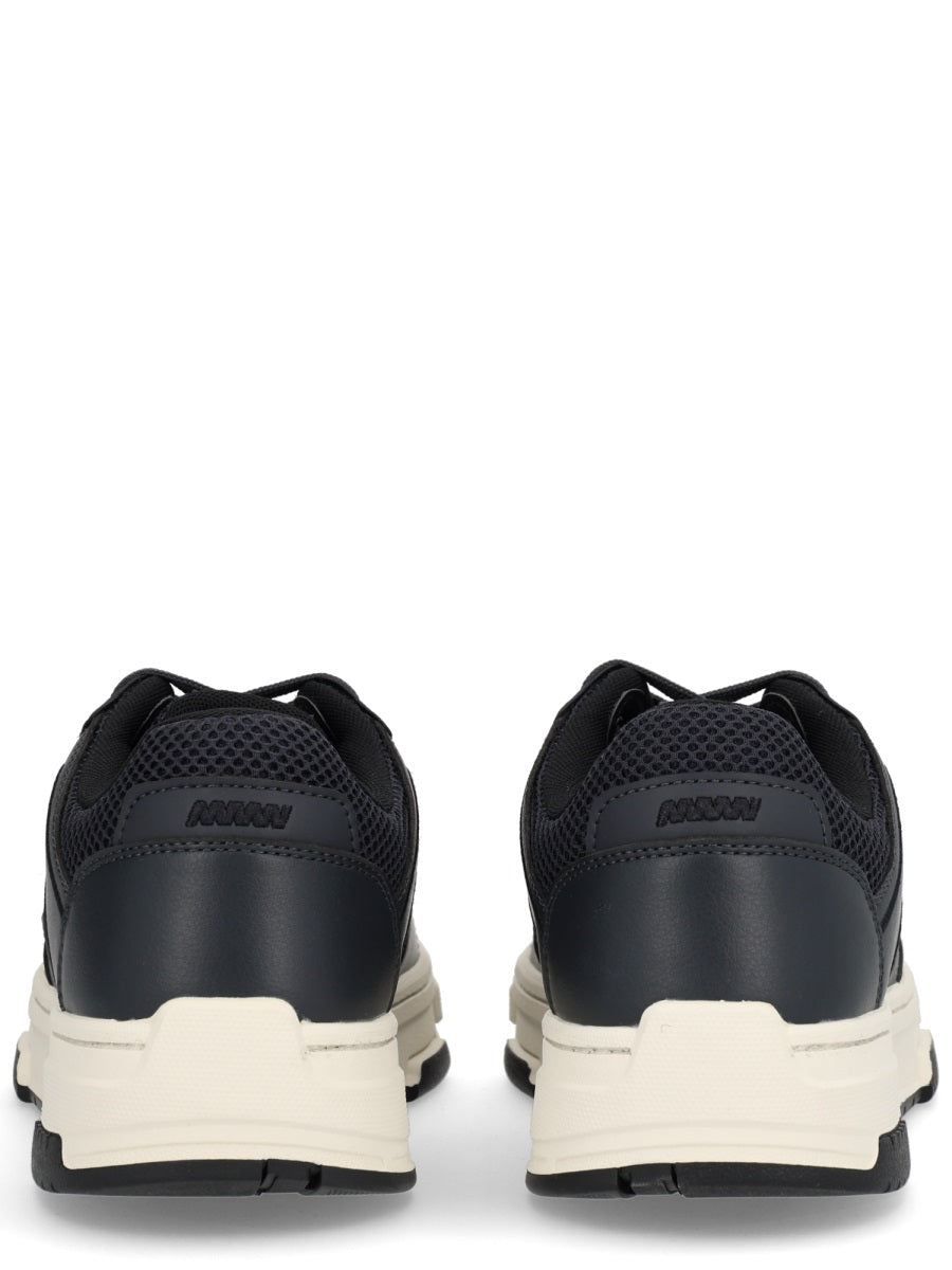 HUGO Men's Sneaker with Mesh Details