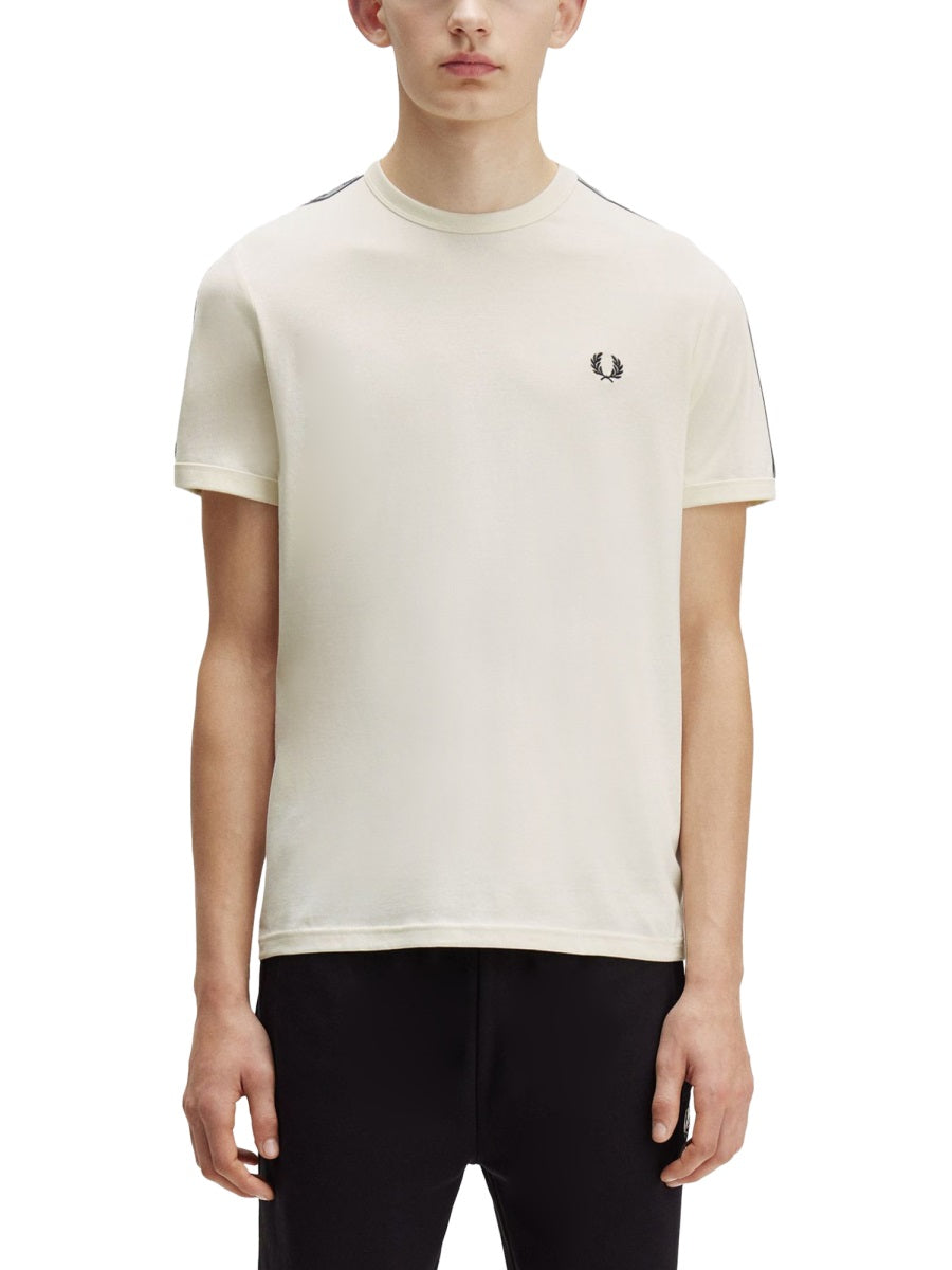 FRED PERRY Men's Classic Ringer T-Shirt - Size L