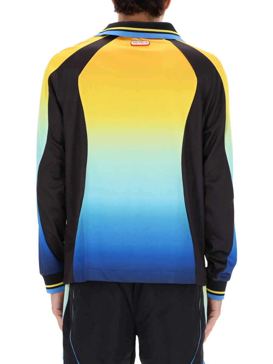 CASABLANCA Gradient Print Long Sleeve Top for Men