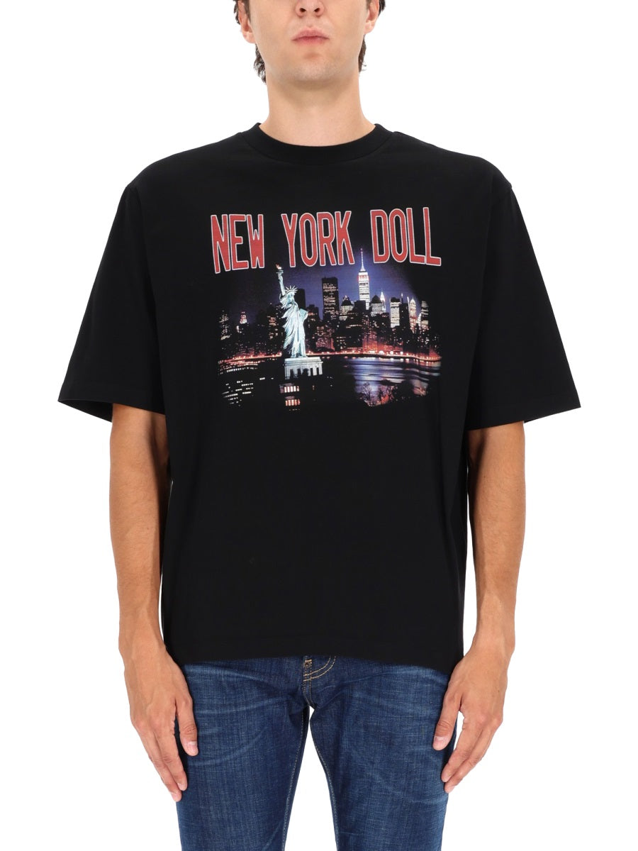 DSQUARED Premium Cotton Tee for Men - FW25 Collection