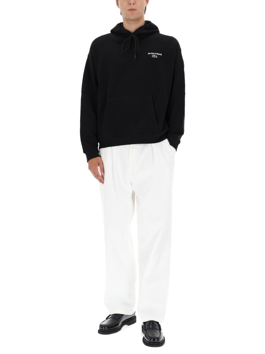 LACOSTE Classic Cotton Sweatshirt for Men - FW25 Edition