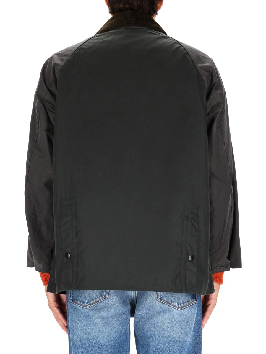 BARBOUR Patchwork Oversized Wax Jacket for Men