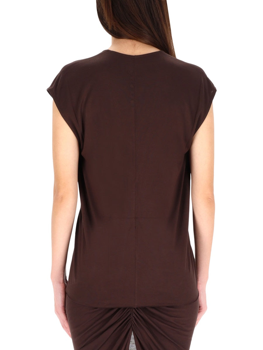 RICK OWENS LILIES Chic Mini T-Shirt for Women - FW25 Collection