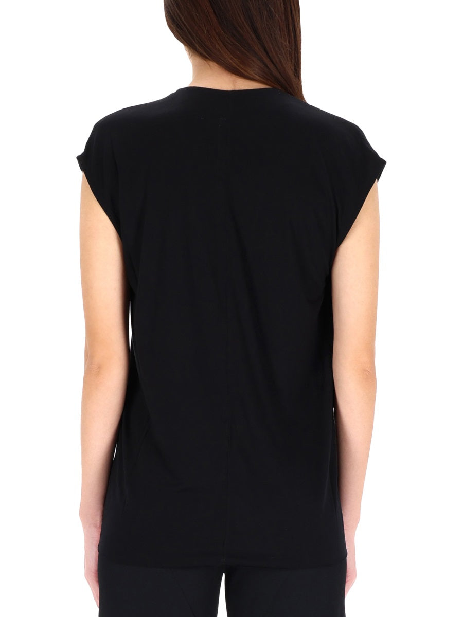 RICK OWENS LILIES Chic Viscose T-Shirt for Women - FW25 Collection