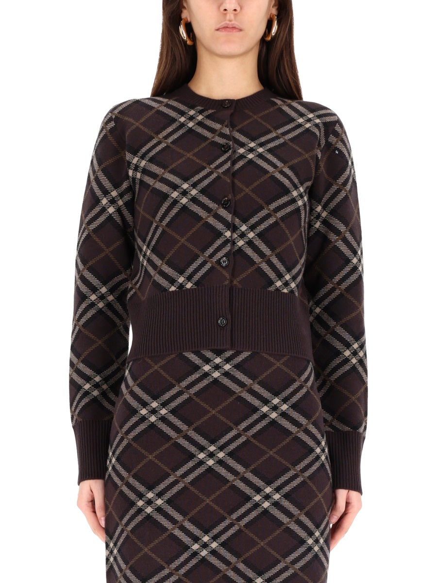 BURBERRY Elegant Women's Cashmere Blend Sweater