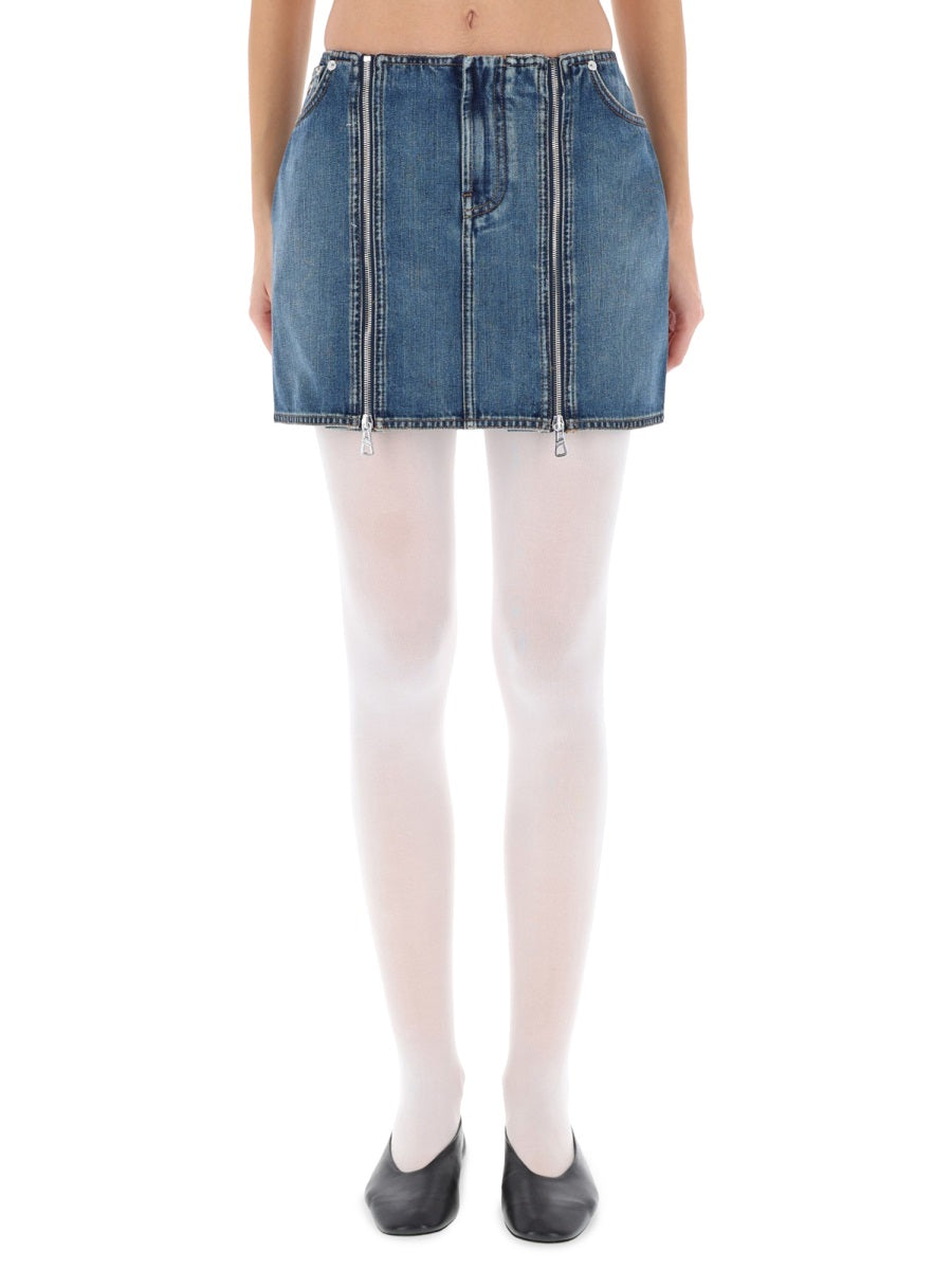JEAN PAUL GAULTIER Stylish Denim Mini Skirt