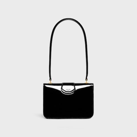 CELINE Mini Leather Shoulder Handbag