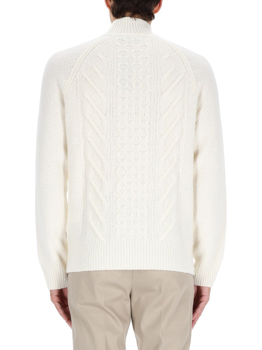 BOSS CAMEL Men's Classic Sweater - FW25 Collection