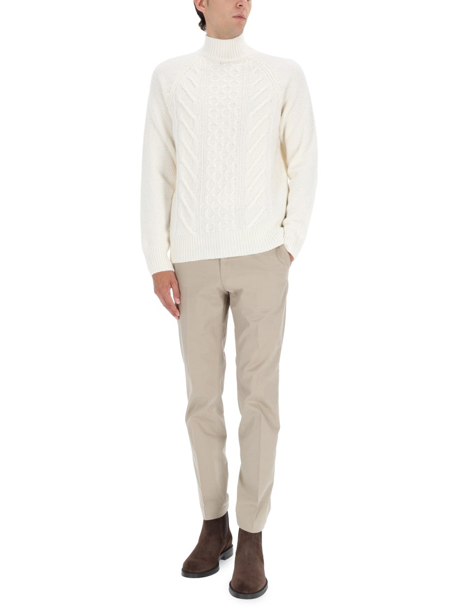 BOSS CAMEL Men's Classic Sweater - FW25 Collection