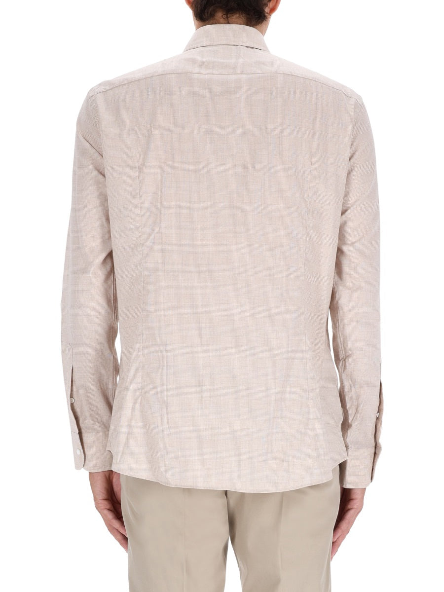 BOSS CAMEL Stylish Mini Shirt for Men - FW25 Collection