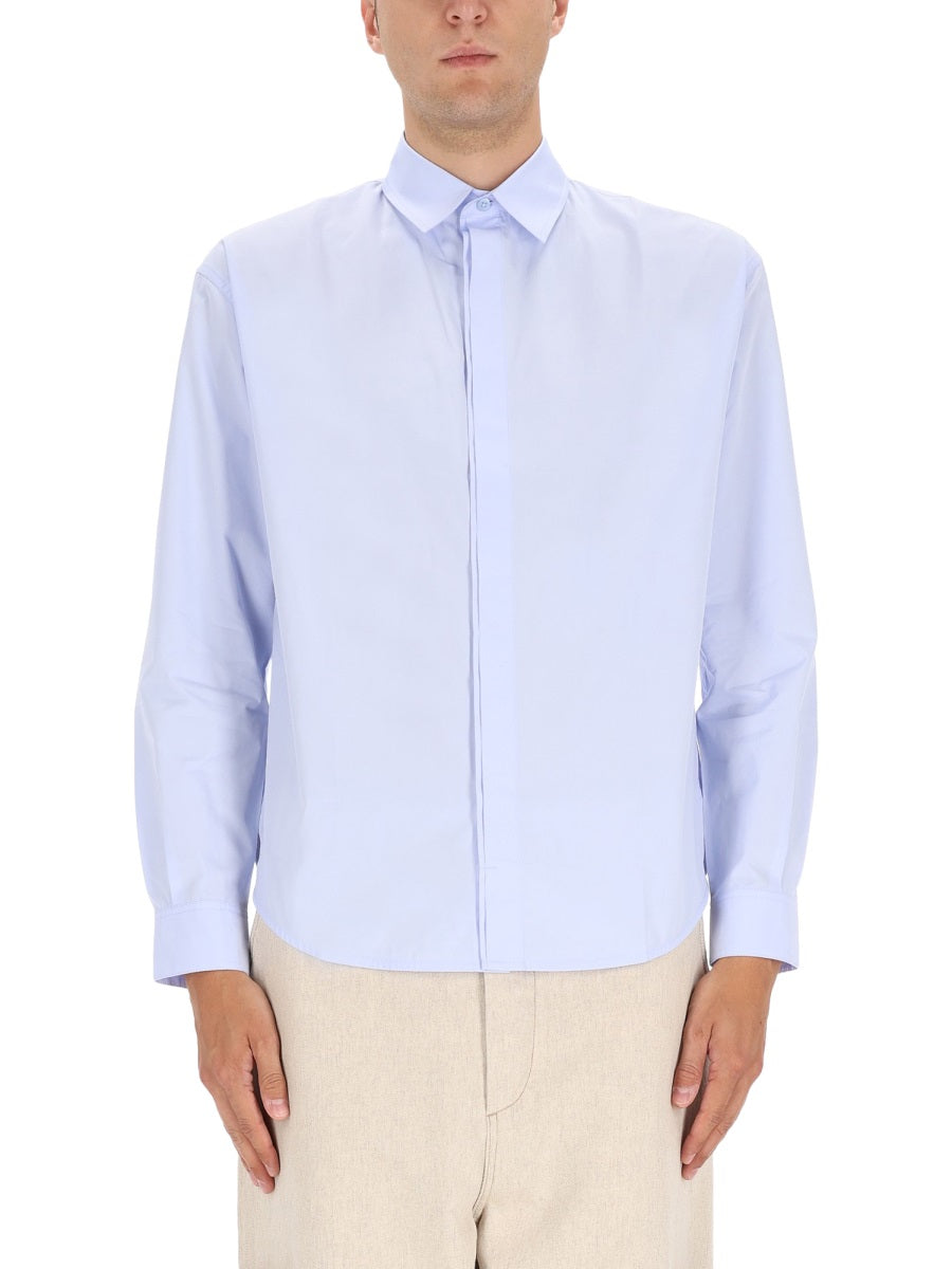 JACQUEMUS Men's Casual Cotton Shirt - FW25 Collection