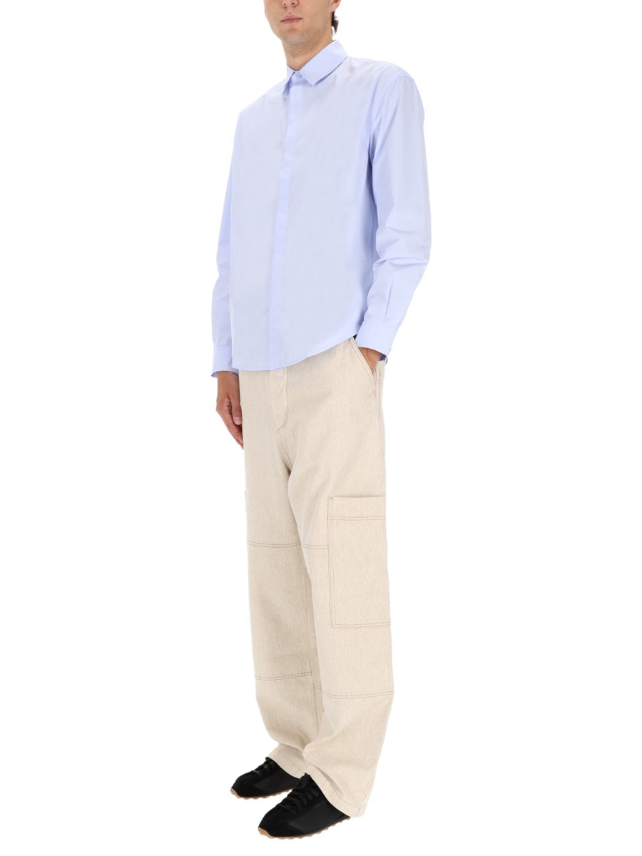 JACQUEMUS Men's Casual Cotton Shirt - FW25 Collection