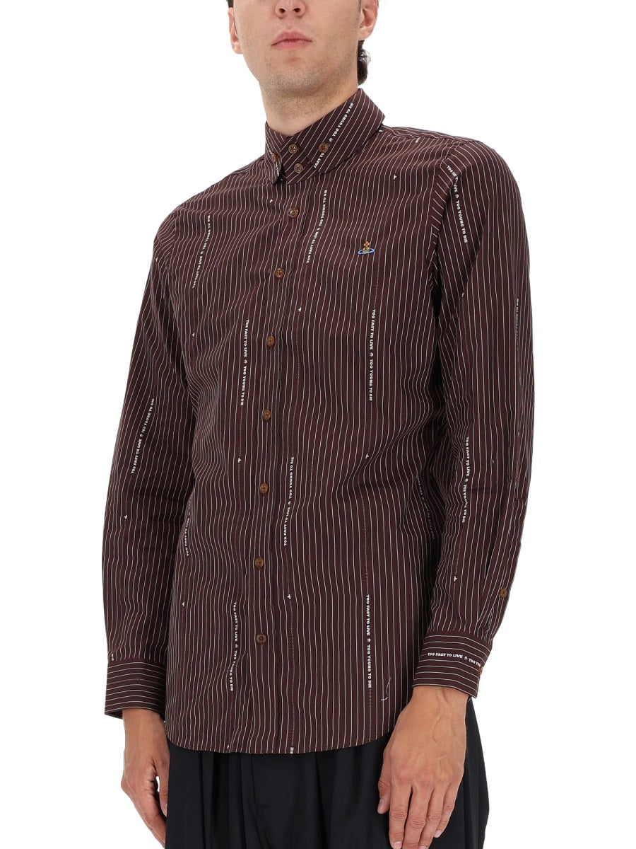 VIVIENNE WESTWOOD Classic Cotton Shirt for Men - Autumn 2025