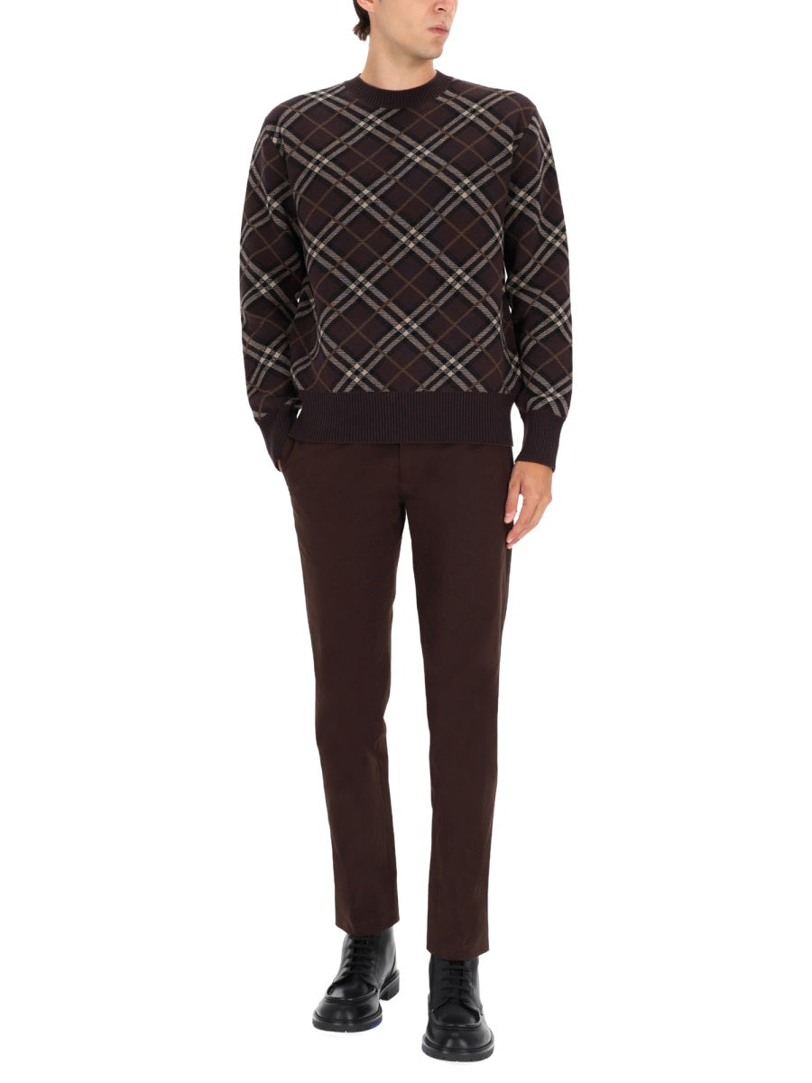 BURBERRY Premium Wool Cashmere Blend Sweater