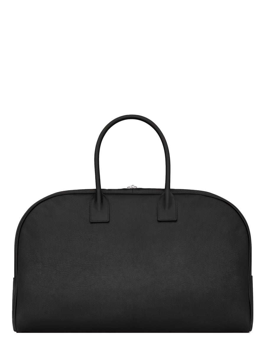 SAINT LAURENT Large Bowling Duffle Handbag